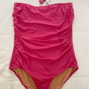 J Crew strapless swimsuit